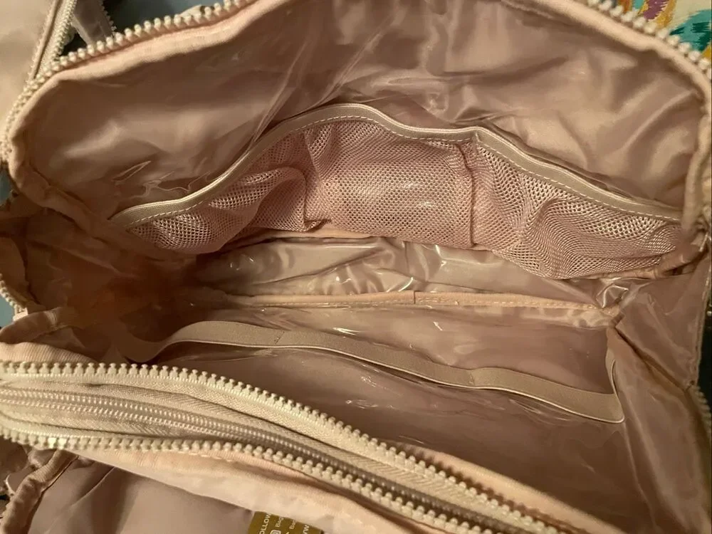 Bags Mart Travel Makeup Bag TSA Blush Pink New With Tags